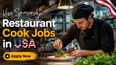 Visa Sponsorship Restaurant Cook Jobs in USA