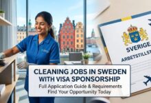 Cleaning Jobs in Sweden with Visa Sponsorship